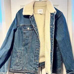 Denim Sherpa Jacket
